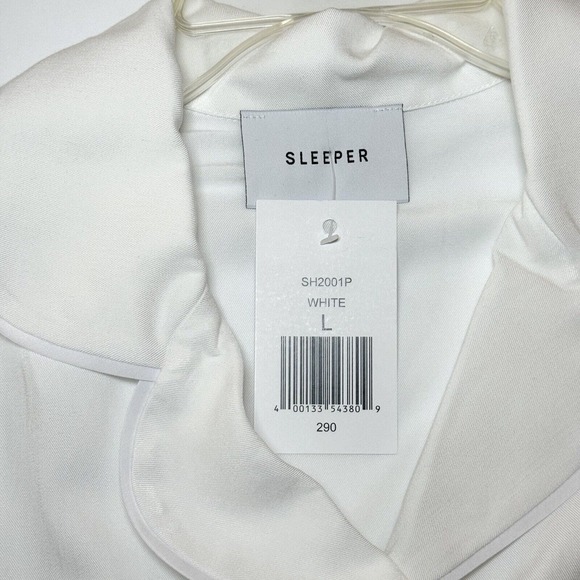 Sleeper Party Pajama Set With Real Feathers Feathers In White Size Large $390 - Picture 12 of 16